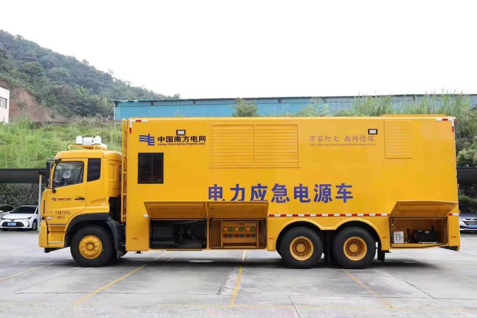 海林安康大型柴油发电机发电车UPS电源出租租赁